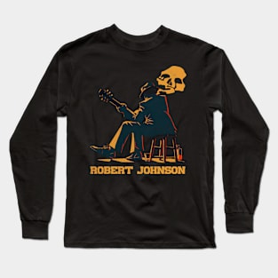 Soulful Storyteller Robert Johnson's Expressive Songcraft Long Sleeve T-Shirt